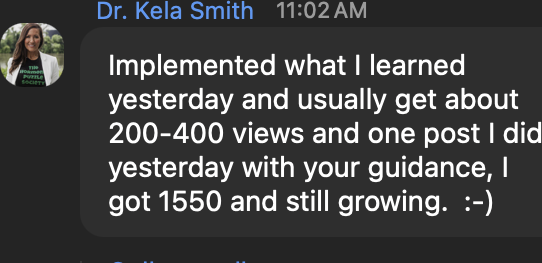 Usually 200-400 views, got 1,550 and growing